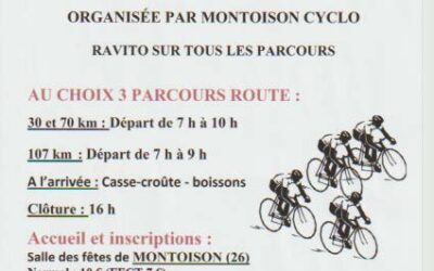 Randonnée Les portes du Val de Drôme – Samedi 20 septembre 2025 – Montoison (26)